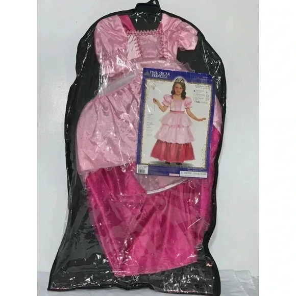 Forum Novelties Child's Girl Pink Sugar Princess Costume, CHILD SMALL 4/6 - Picture 2 of 7